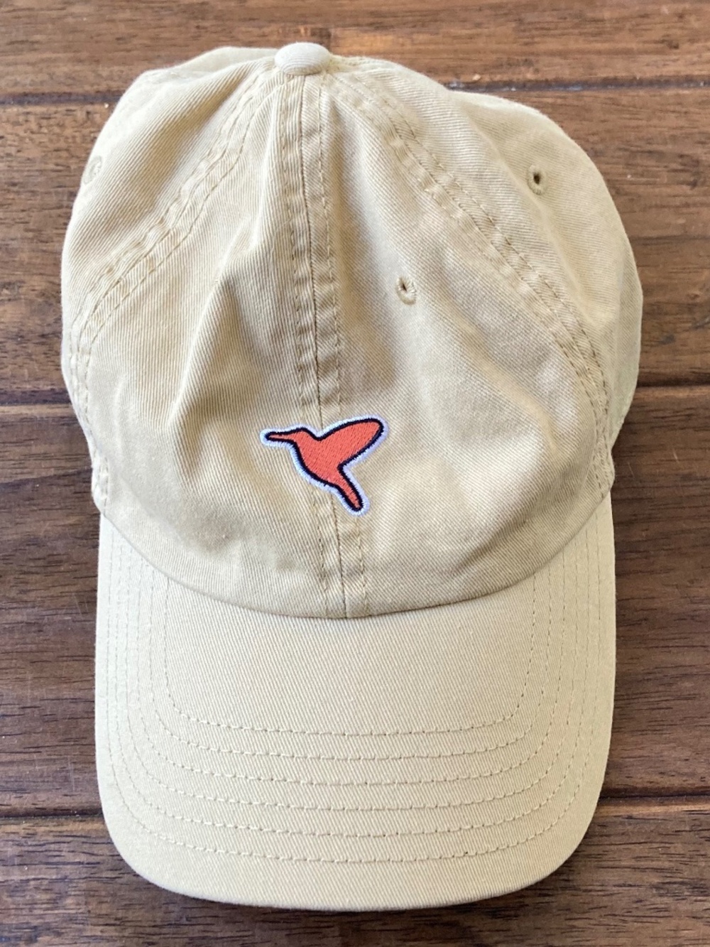 Birddogs "Free The Bird" Beige Khaki Relaxed-Fit Strapback Hat Cap